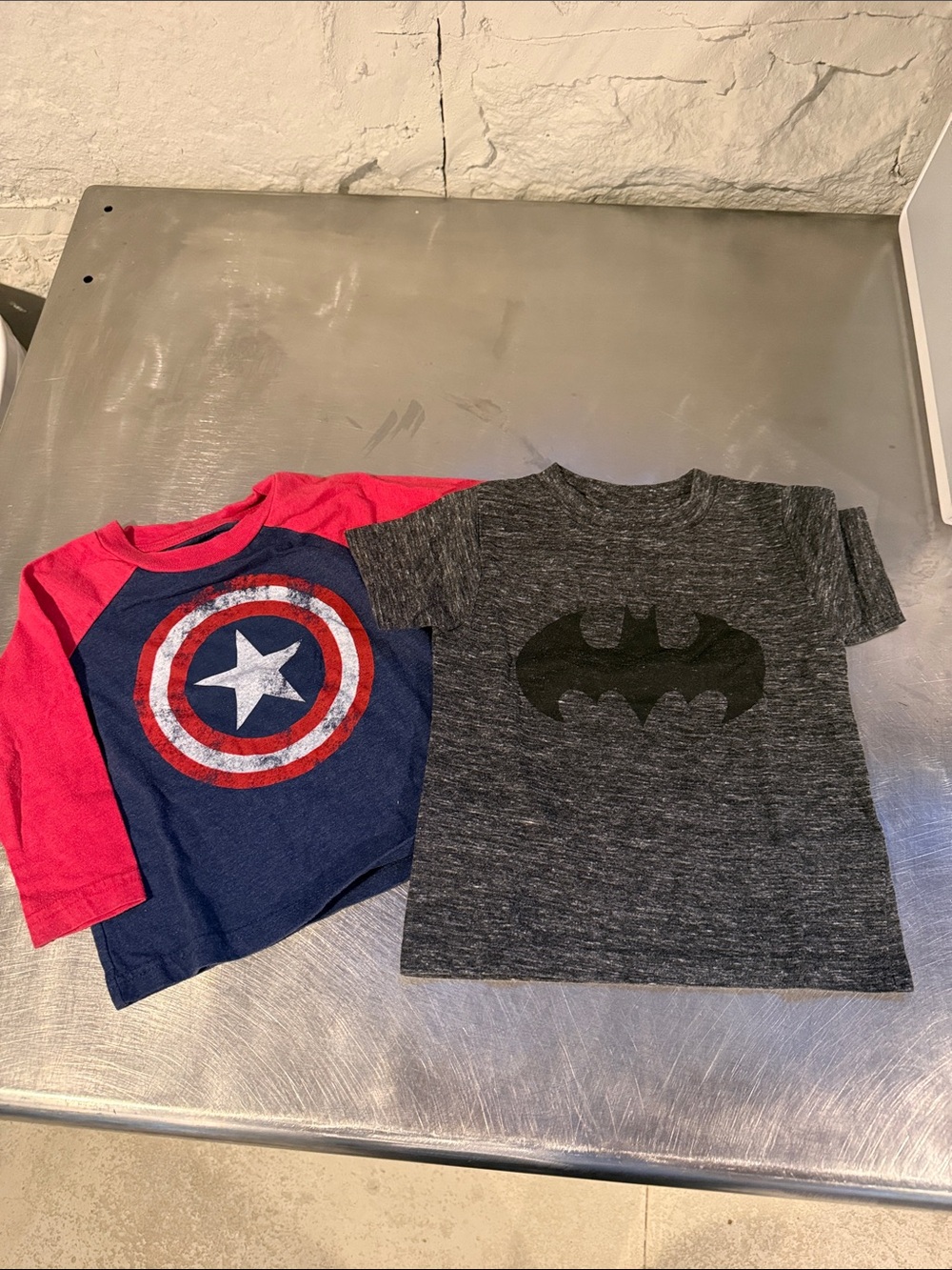 Batman Grey Logo Kids T-Shirt